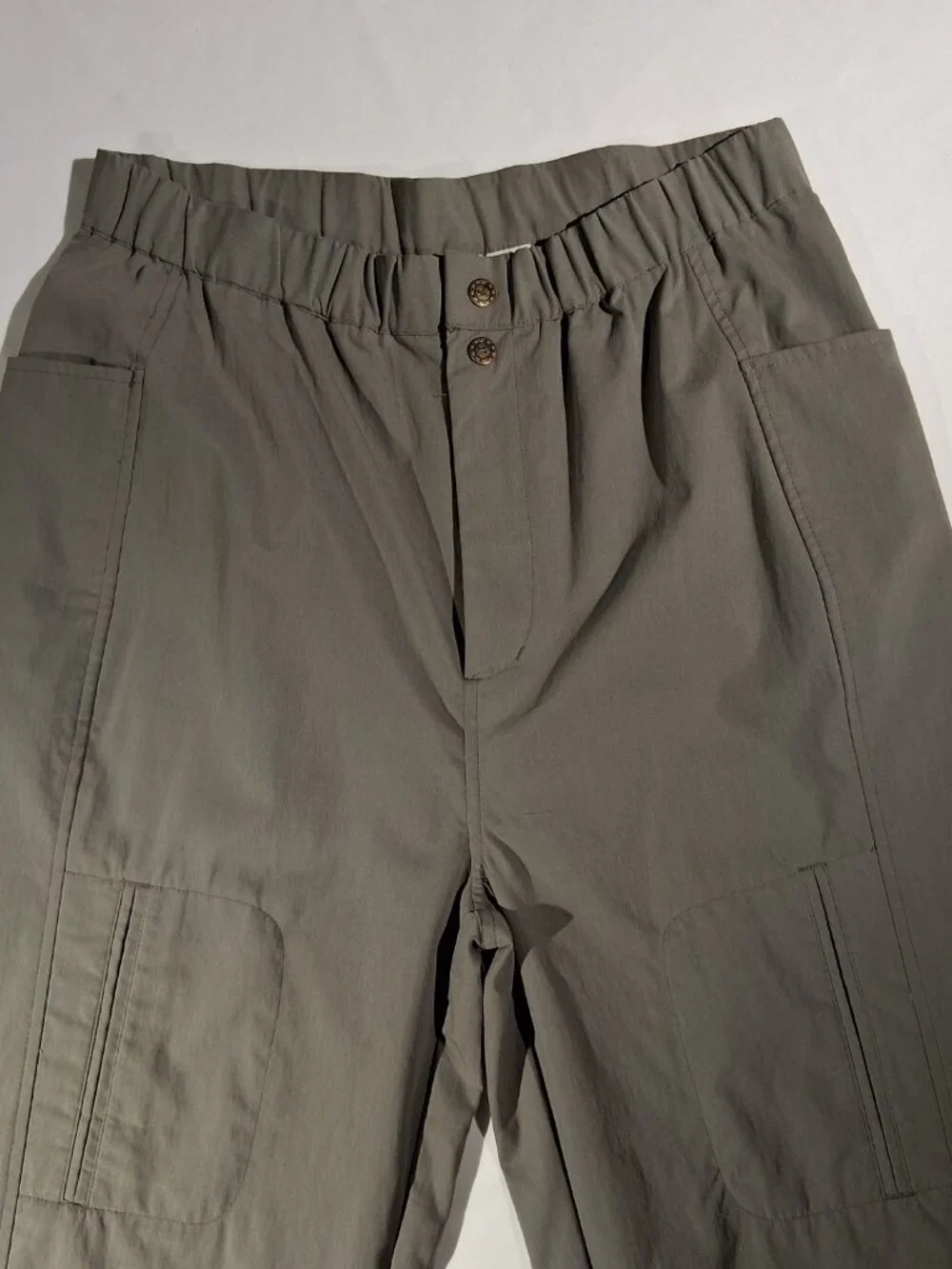 CHEROKEE Traveler Gear Safari Vest & Pants Set  2pc  sz XL 14  Olive Green  VGC